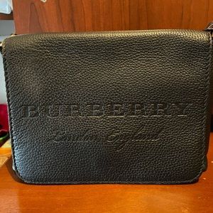 BURBERRY Burleigh Embossed Crossbody Bag